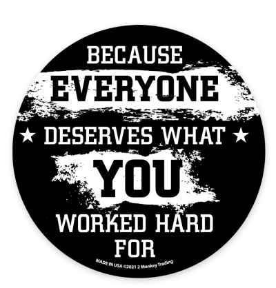 Magnet Round Because Everyone Wants What You (MG-8097) image