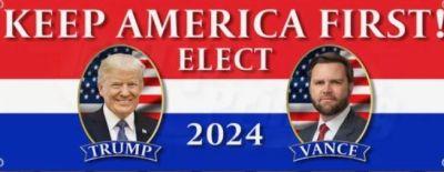 3 X 5 - Trump Vance Keep America First (TRF-3061) image
