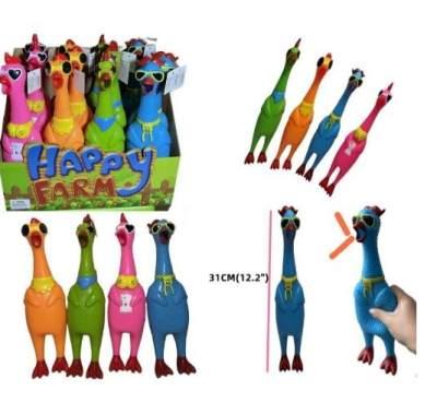 Rubber Chicken Squawking Toy (1363) image