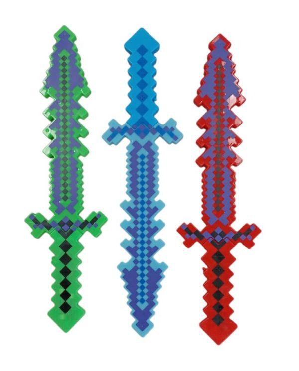 LED 25" Pixel Sword - Minecraft Lights & Sound (LS-91049 -91039-91034) image