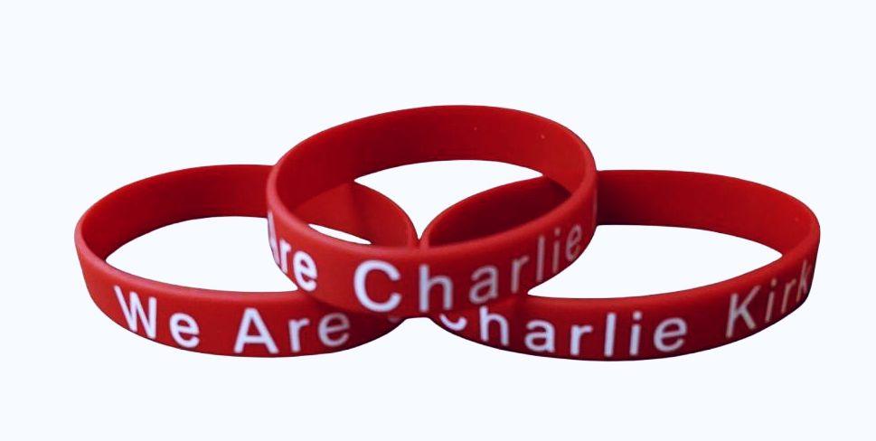 Charlie Kirk Silicone Bracelet "We Are Charlie Kirk" (CKSBR-25) image
