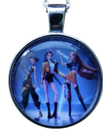 K-Pop Demon Hunter Necklace 18" Chain image
