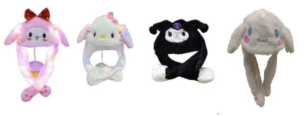Moving Ears Light Up Hat Hello Kitty Friends (BH-029) OUT OF STOCK image