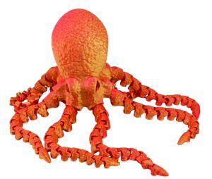 3D Printed Articulated 11" Squid Octopus Toy Novelty Assorted (641920) image