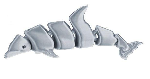 3D Printed Articulated 6.5" Dolphin Toy Novelty (3D801231) OUT OF STOCK image