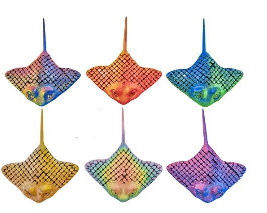 3D Printed Articulated 4" Stingray Toy Novelty Assorted (3D-T642081) image