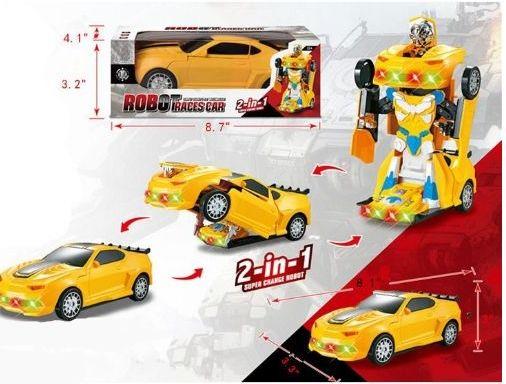 Battery Operated Bump & Go Transformer Car (FW2032A) image