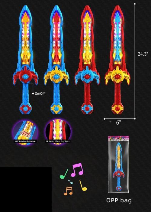 LED Spinning Sword Light & Sounds 24" (LS-4039) image