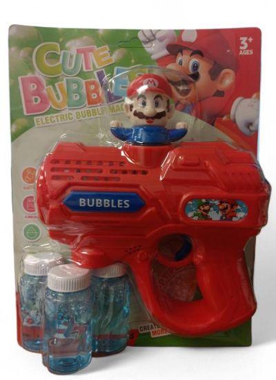 Bubble Gun - Mario & Luigi with Lights Battery Operated (BG-395) OUT OF STOCK image