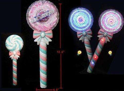 LED Jumbo Swirl Lighted Lollipop 13" (7154) image