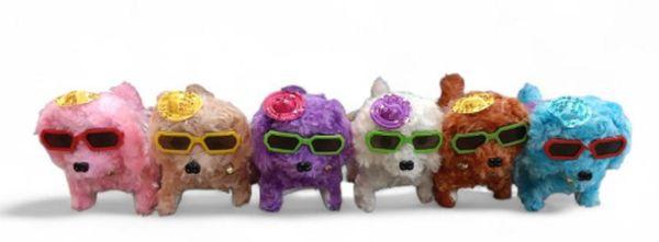 Battery Operated Walking Party Dog Assorted Colors (T70) image