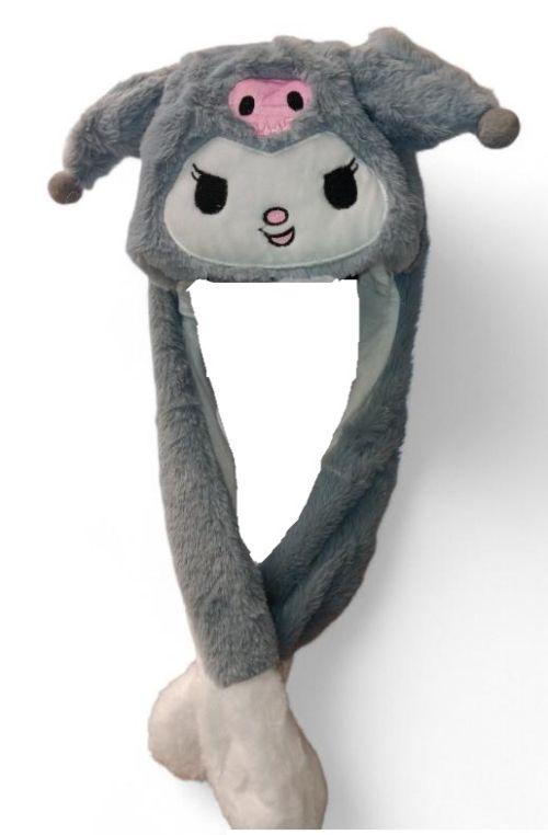Moving Ears Light Up Anime Kitty Gray (YBH071) image