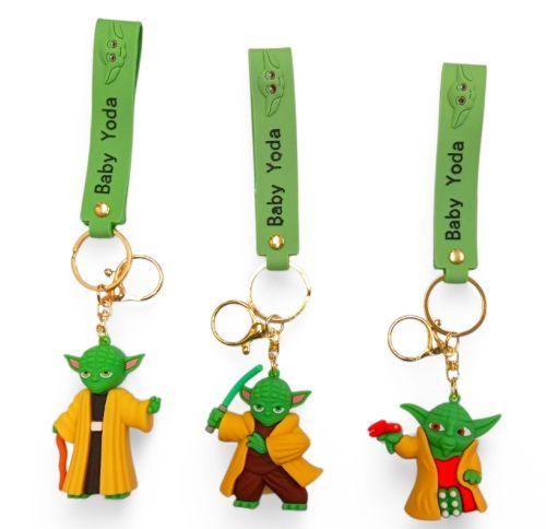 PVC Keychain 3" Yoda Assortment Backpack Charm (AL0153) image