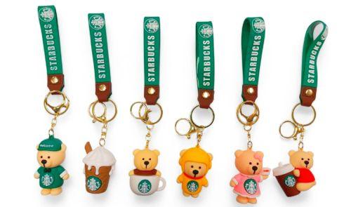 PVC Keychain 3" Starbucks Assortment Backpack Charm (AL8066) image