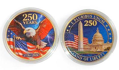250th Anniversary of the USA Coin Full Color Style #3 (GC3) image