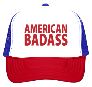 American Badass 3-Tone Mesh Back Cap image
