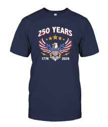 250 Years American Eagle Shield T-Shirt image