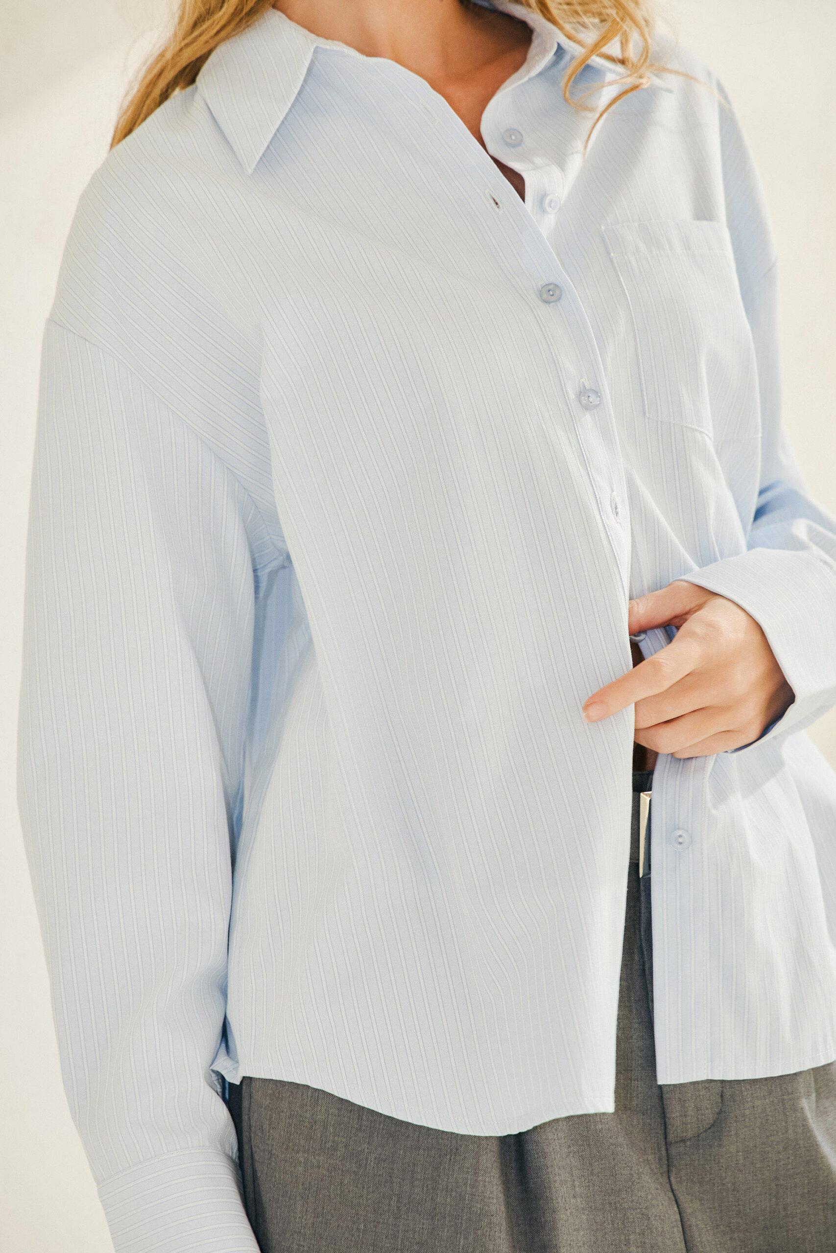 MT1231 - Pinstripe overshirt image