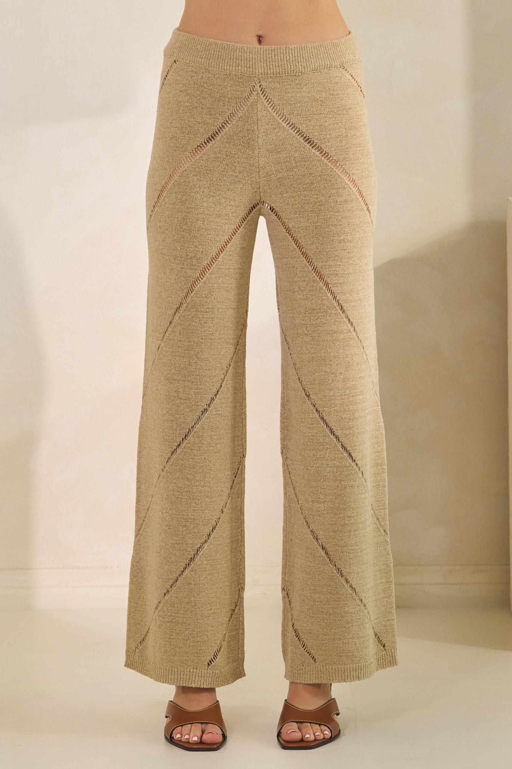 MBS2855 - Chevron Sweater Knit Pants image