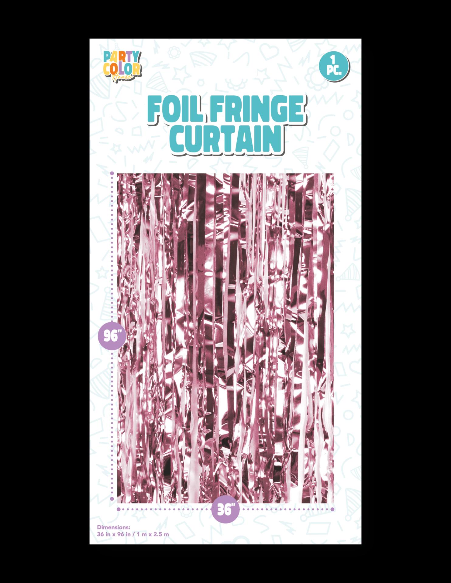 "Party curtain, rose gold, 90x250cm"