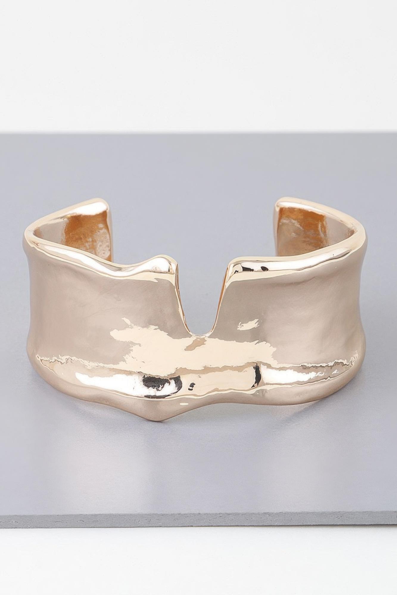 Abstract wave cuff bracelet image