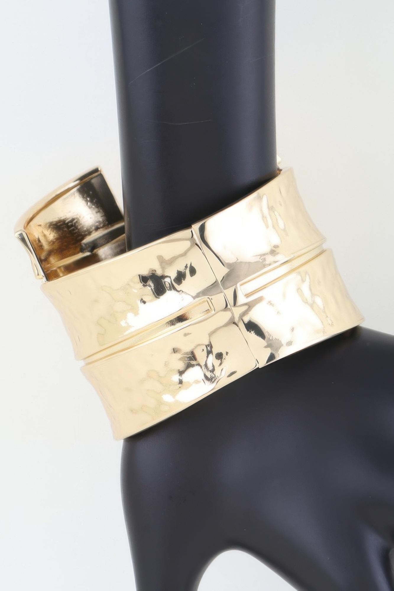 Shiny multi cuff bracelet image