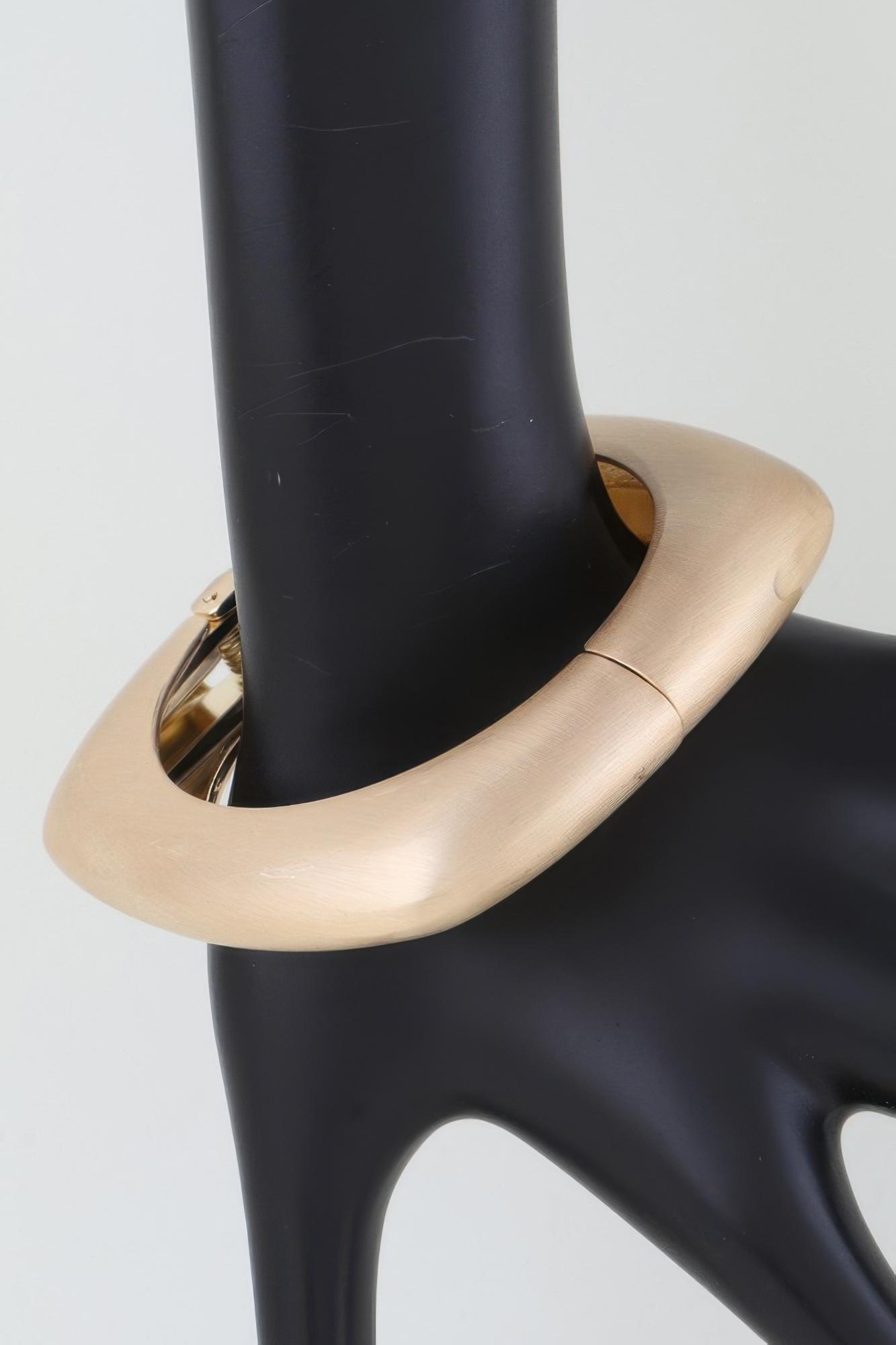 Matte cubic cuff bracelet image