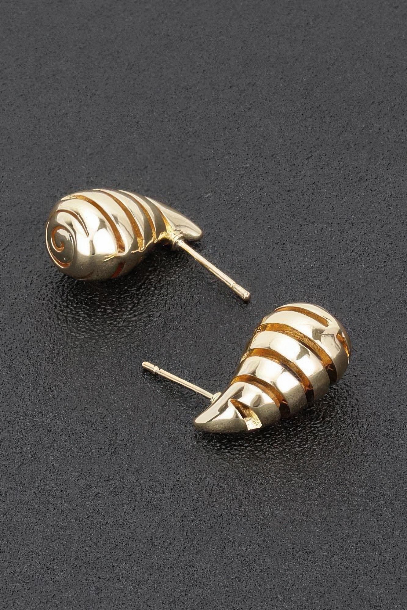 Metal Tear Drop Earring image