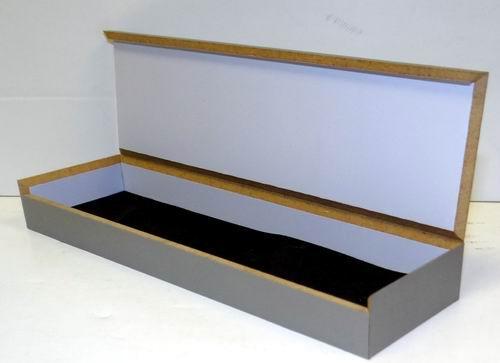 Classy Silver Pen Box with Felt Inner Lining image