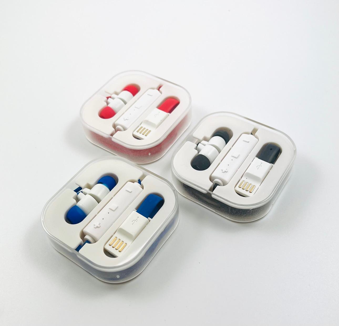 Bluetooth Earbuds in Clear Case - Assorted Colors -Item #32177 image