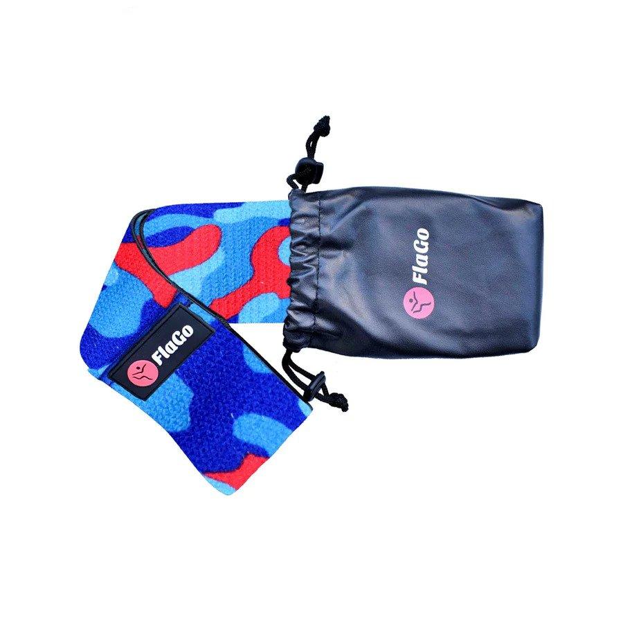 FlaGo Fitness Fabric Camo Hip Circle Resistance Band - Medium Level Resistance - Item #5422 image