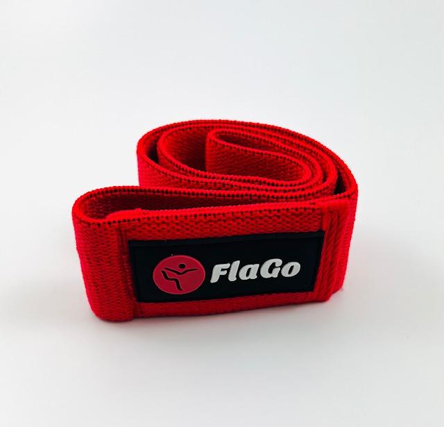 FlaGo Fitness Fabric Red Hip Circle Resistance Band - Light Level Resistance - Item #5458 image