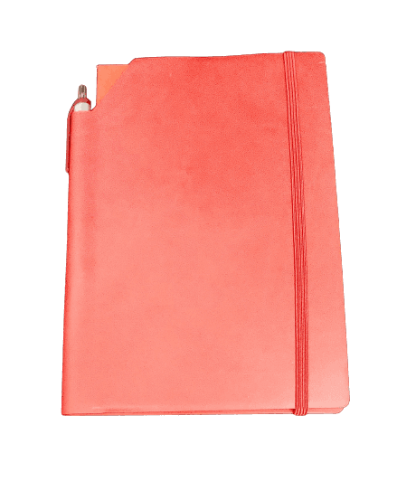 Essential Red Journal (8.5" x 6") with Ribbon Stylus Pen - Item #15942red image
