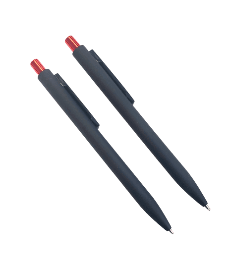 Twilight Super Glide Pen - Matt Black Body - Blue Ink - Assorted Colors - Item #5791-47464 image