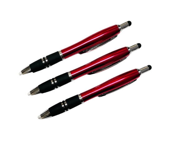 Touchtone Metal Pen with Stylus - Metallic Red - Black Ink - Item #5866-89139 image