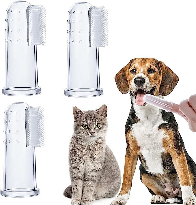 Pet Toothbrush Finger Toothbrush for Dogs and Cats - Item #5981 image
