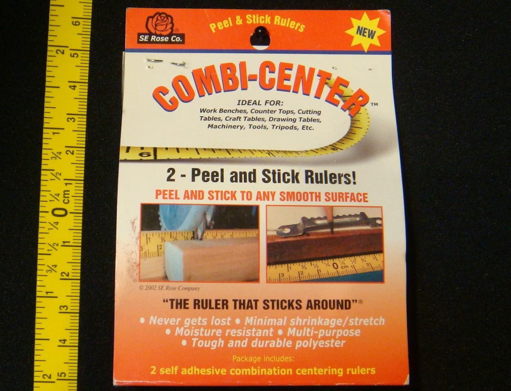 Handy-Rule Peel & Stick Rulers - 2 Pack - COMBI-CENTER - Item #6248 image