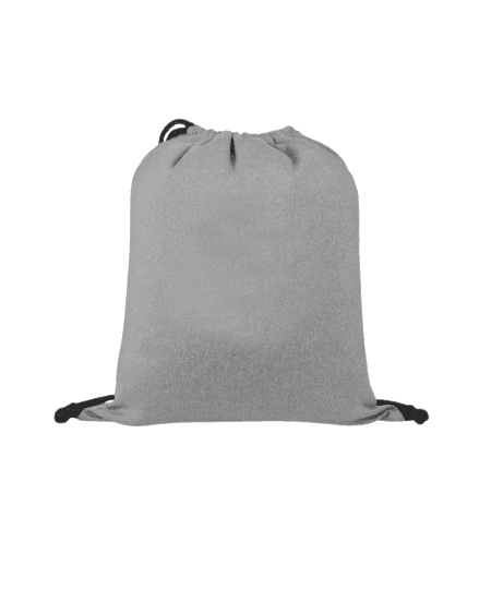 Thick Heathered Sport Pack - 14"W x 16.50"H - Thick Drawcord - Item #6601 VBAG016GY image