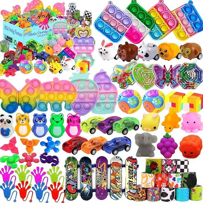 672 Pcs Party Favors for Kids, Pop Fidget Toys, Pinata Stuffers, Treasure Box Toy - Item 6667 image