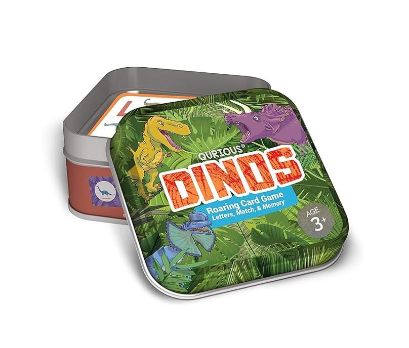 Qurious Dinos - STEM Flash Card Game - Build, Find, Match - Item #6930 image
