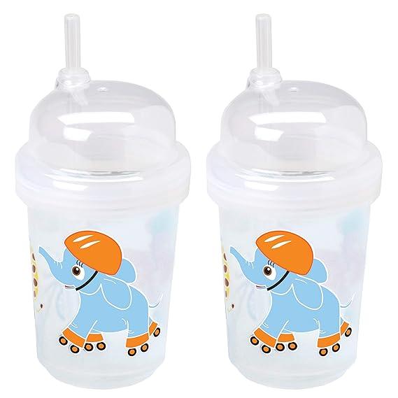 8 oz. Zoomi Straw Sippy Cup - BPA Free - Safari Style - Item #6952 1404-003-PBF image