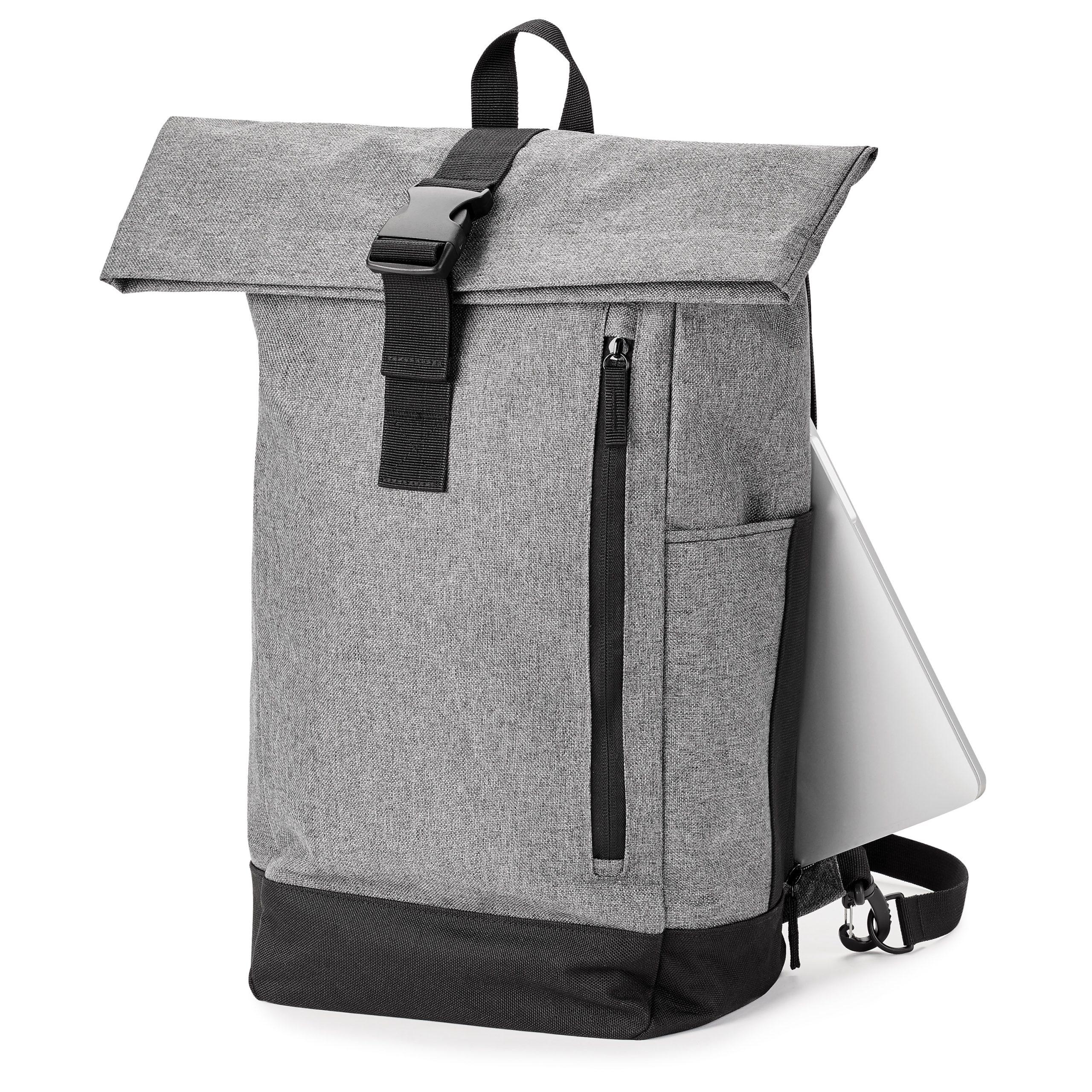 Ashbury Premium Quality Backpack - Exterior & Top Access to Laptop - Gray - Item #7272 BG1150GRY image