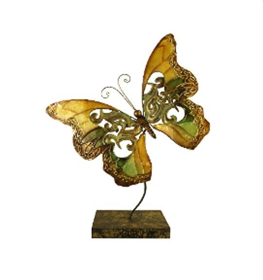 Butterfly Metal Figurine - 12" Tall - Item #7441 12029 image