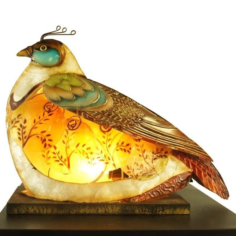 Partridge Lamp - 12" Tall - Light Bulb Included - Item #7482 12020 image