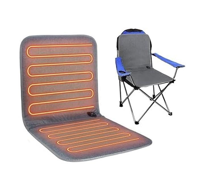 USB Portable Heated Seat Cushion - 3 Mode Adjustable Heated Seat - Gray - Item #7696 image