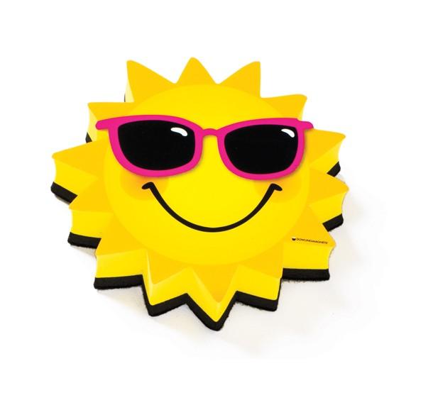 Dowling Magnetic Whiteboard Sun Erasers and/or Refrigerator Magnet - Item #7746 735250 image