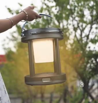 Outdoor Solar Garden Light - Waterproof - 3 Light control Settings - Black Round - Item #7826 6037Black image
