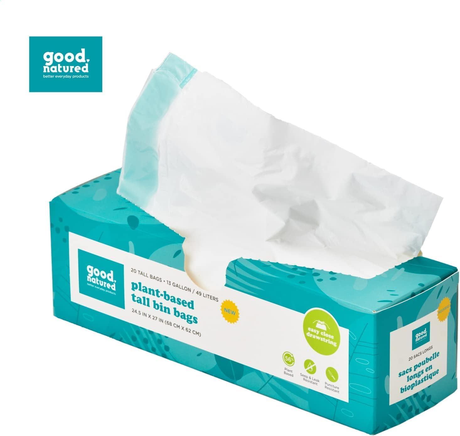 Pallet Deal - Good Natured 20 Count (13 Gallon) Plant-Based Tall Trash Bags with Drawstring Handles - Item #7913 image