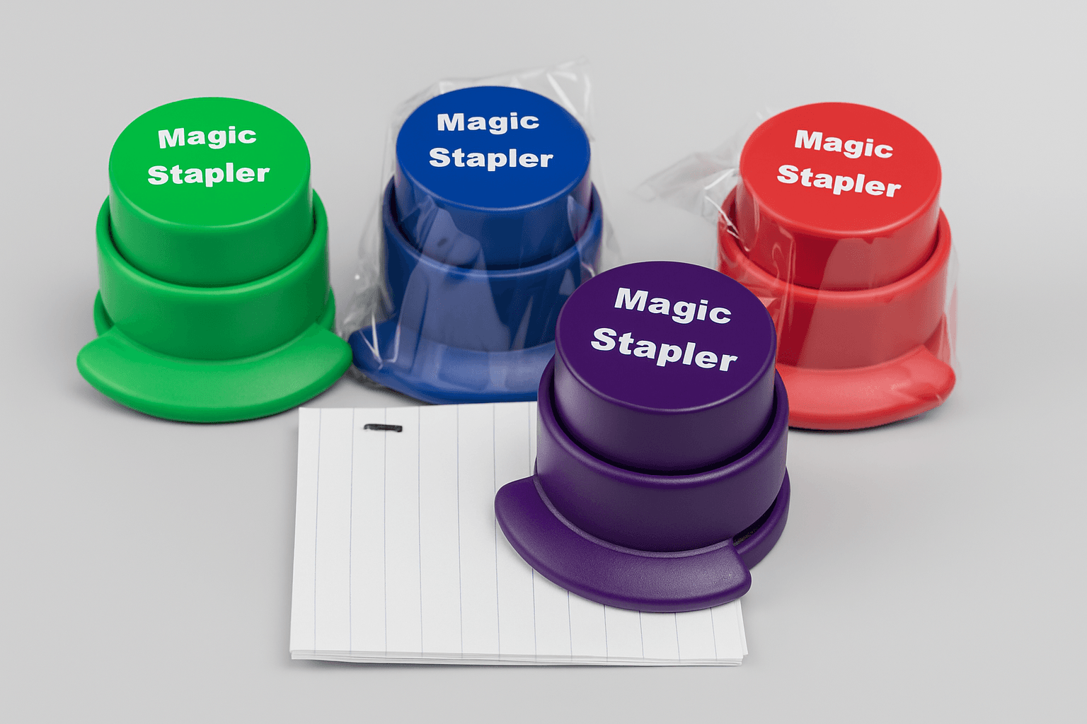 Stapler Hand-held Mini Stapler Without Staples - Assorted Colors - Item #7904 image