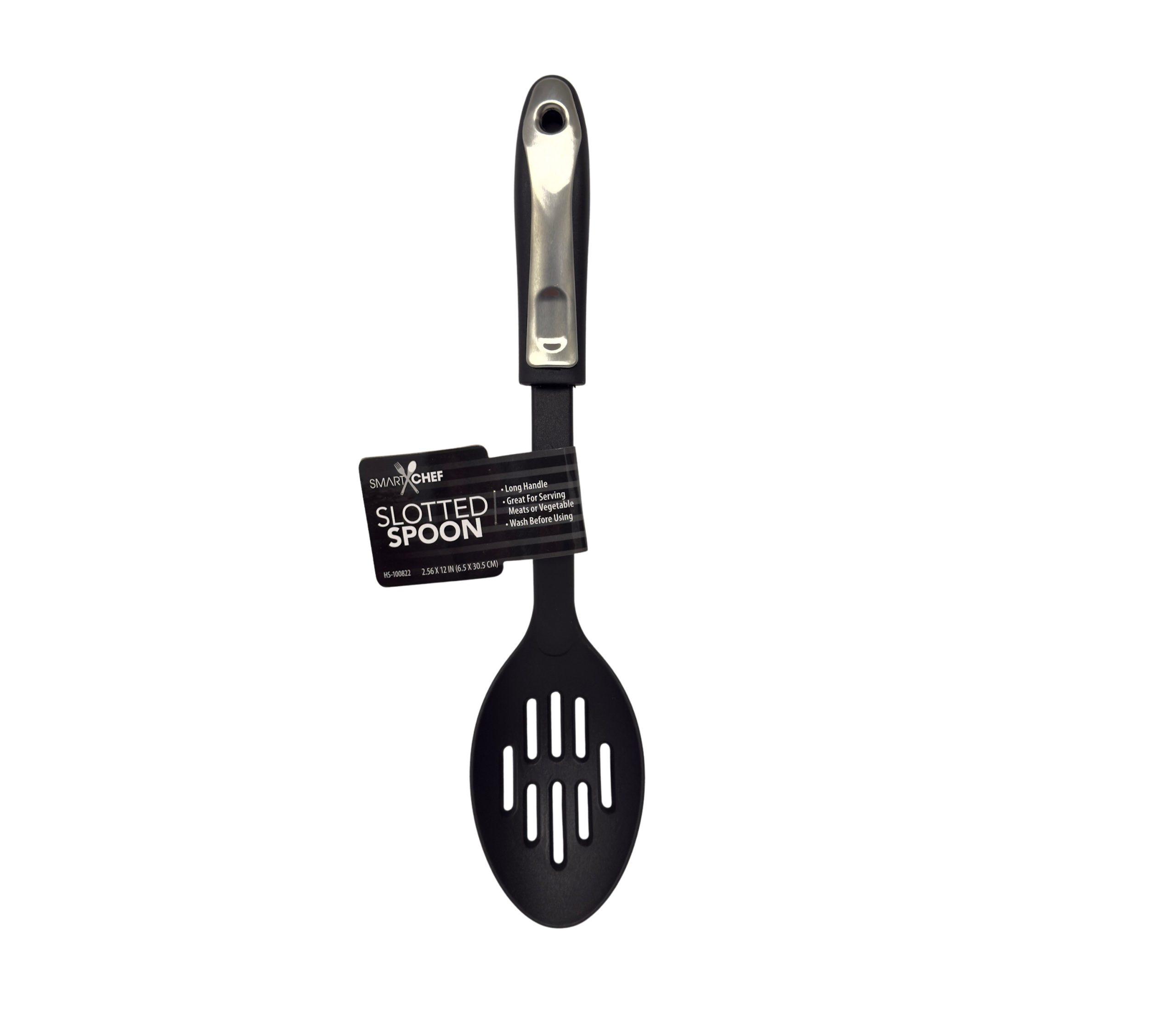 Smart Chef Slotted Spoon - Long Handle - 2.56" Wide - 12" Long - Item #7986 image
